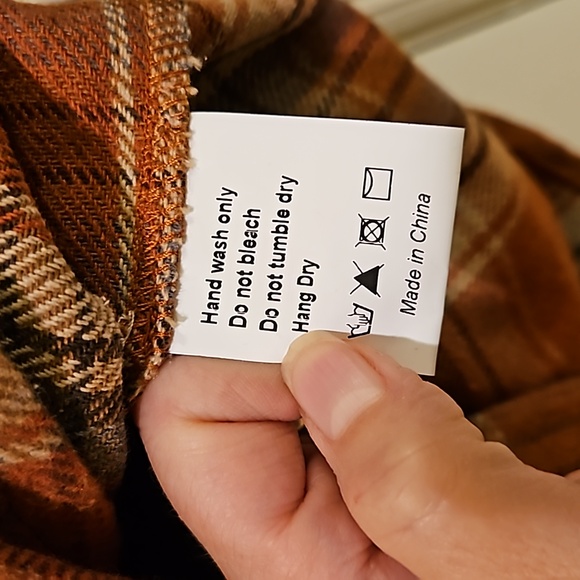 Chic Soul NWOT Plaid Shacket Size 1x - Picture 6 of 8